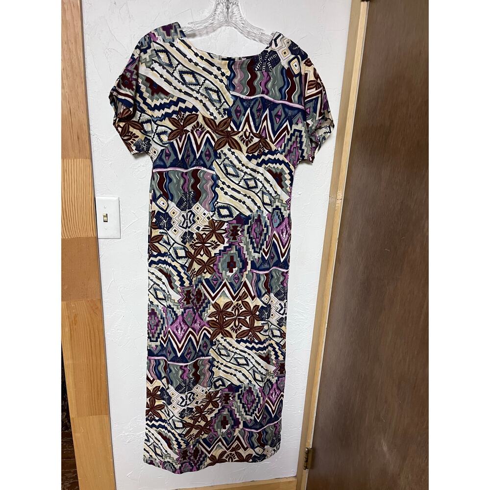Hilo Hattie Printed Maxi Dress Sz XS